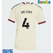 Manchester United Matthijs de Ligt #4 Rezervni Dres za Ženska 2026-27 Kratak Rukav